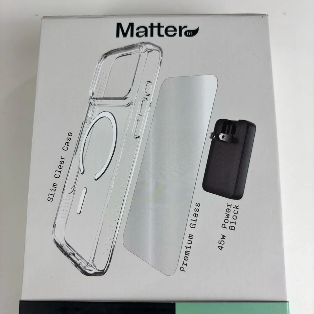 NTT Matter Ht 3-in-1 Clear Case Bundle for iPhone 6.9